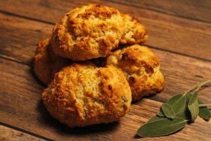 Cornmeal Sage Biscuits